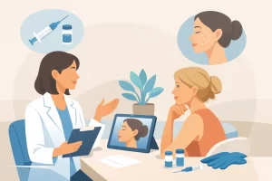 Turvallinen Botox-hoito alkaa konsultoinnista
