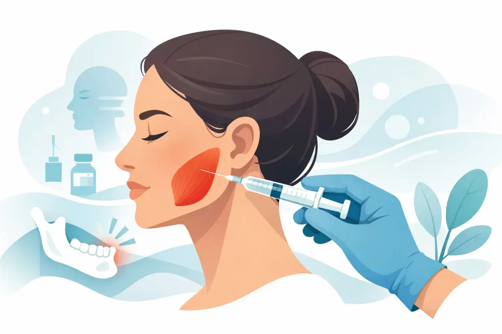 Botox purentalihakseen lievittää leukajännitystä
